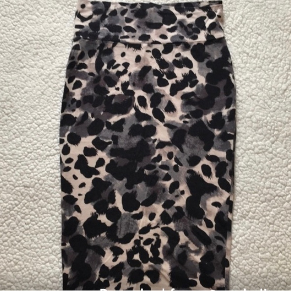 Animal Print Pencil Skirt by Charlotte Russe, size medium